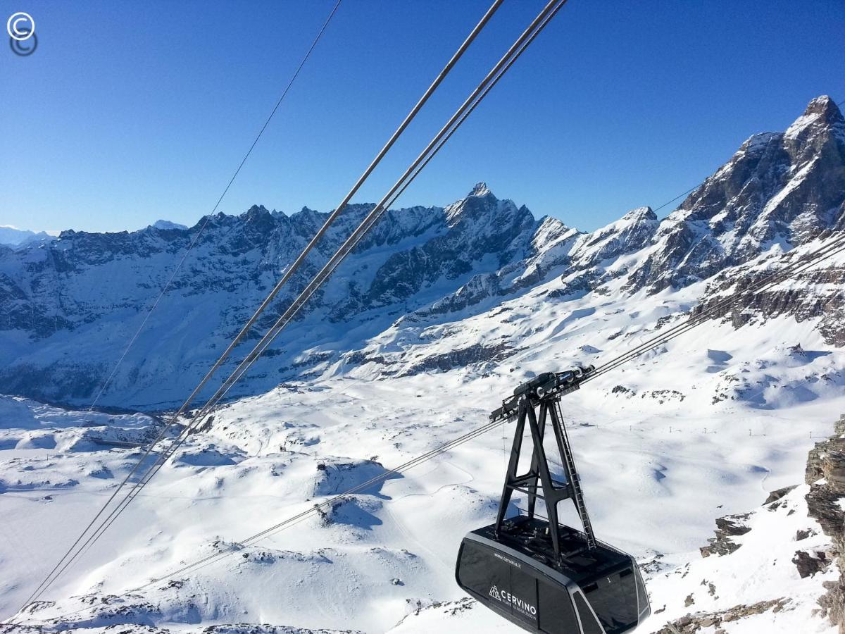 Breuil Cervinia Near Funicular Apartment With Private Garage Exterior photo