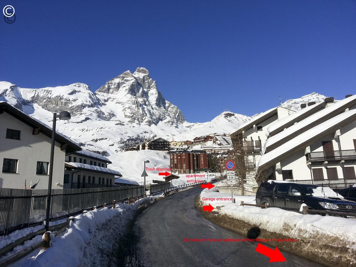 Breuil Cervinia Near Funicular Apartment With Private Garage Exterior photo